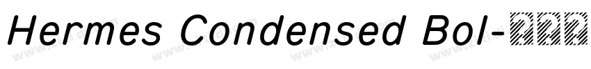 Hermes Condensed Bol字体转换